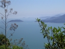 Vista do Pico do morro da Praia do Curral, Ilhabela